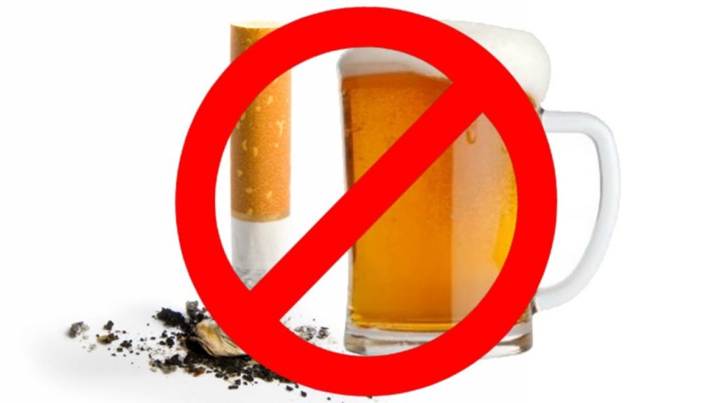 Avoid Alcohol and Tobacco